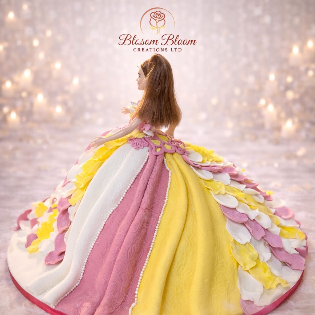 Princess Doll Dress Cake – Luxury Kids Birthday Cake London
