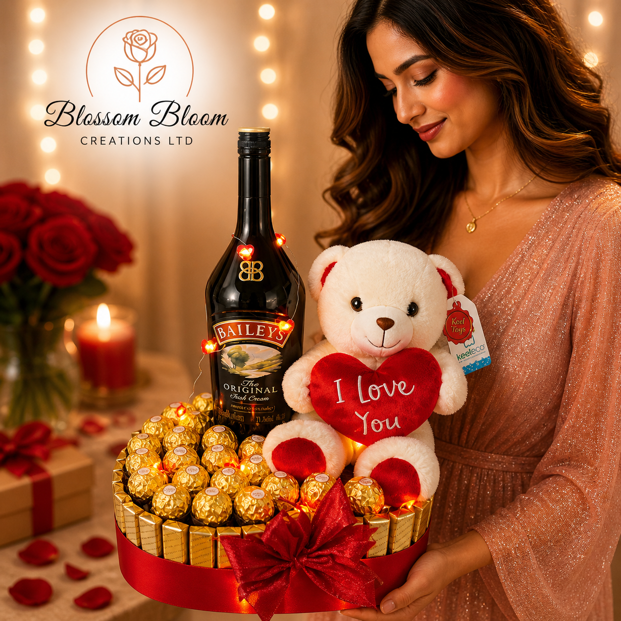 Luxury Baileys & Chocolate Romance Hamper