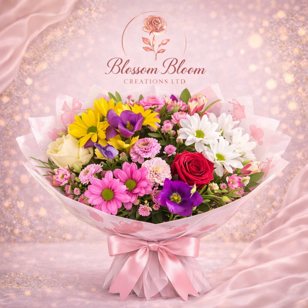 🌸 Radiant Garden Mixed Bouquet