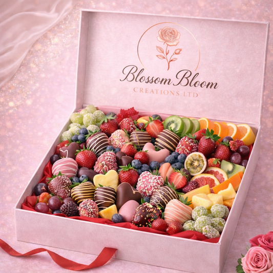 Berry Luxe Indulgence – Luxury Fruit & Chocolate Platter