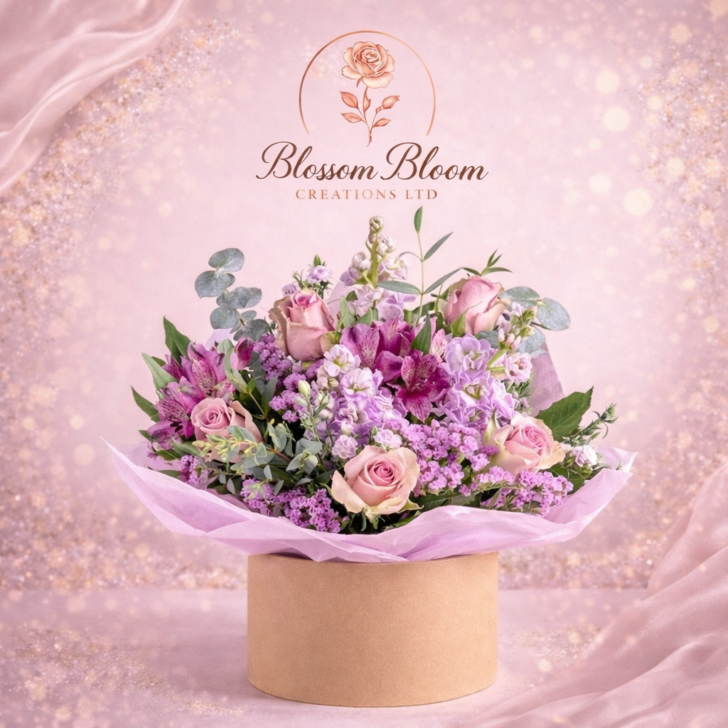 🌸 Pink Harmony Luxury Flower Box