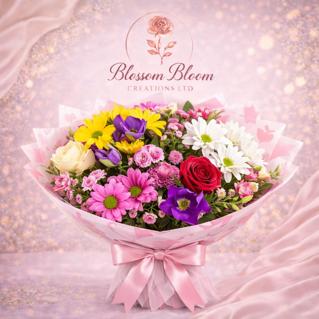 🌸 Radiant Garden Mixed Bouquet