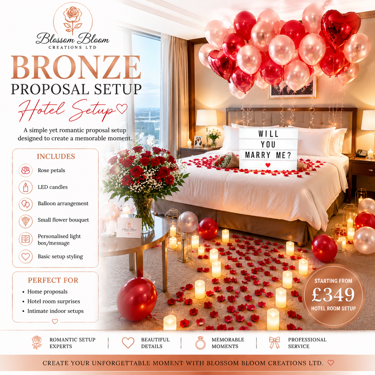 Bronze Proposal Setup Package