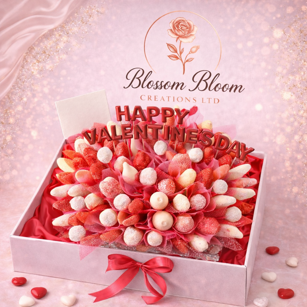 🍓🍫 Happy Valentine’s Day Chocolate & Fruit Box