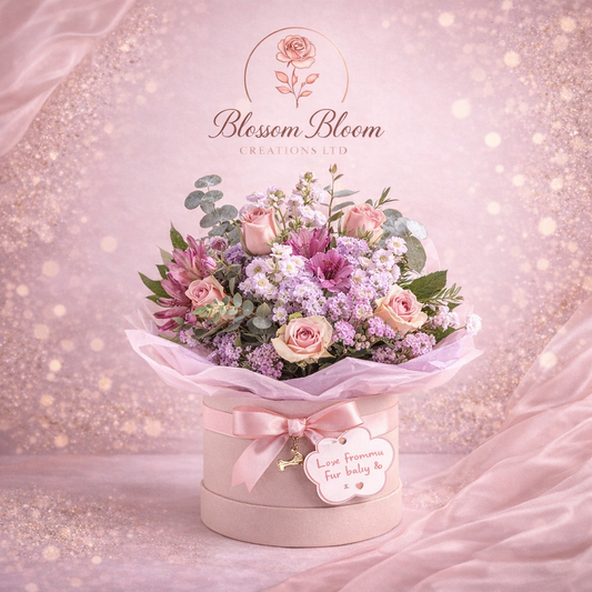 🌸 Pink Harmony Luxury Flower Box
