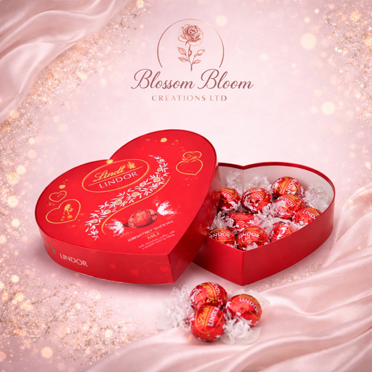 Luxury Lindt Lindor Chocolate Heart Box-Perfect romantic add-on