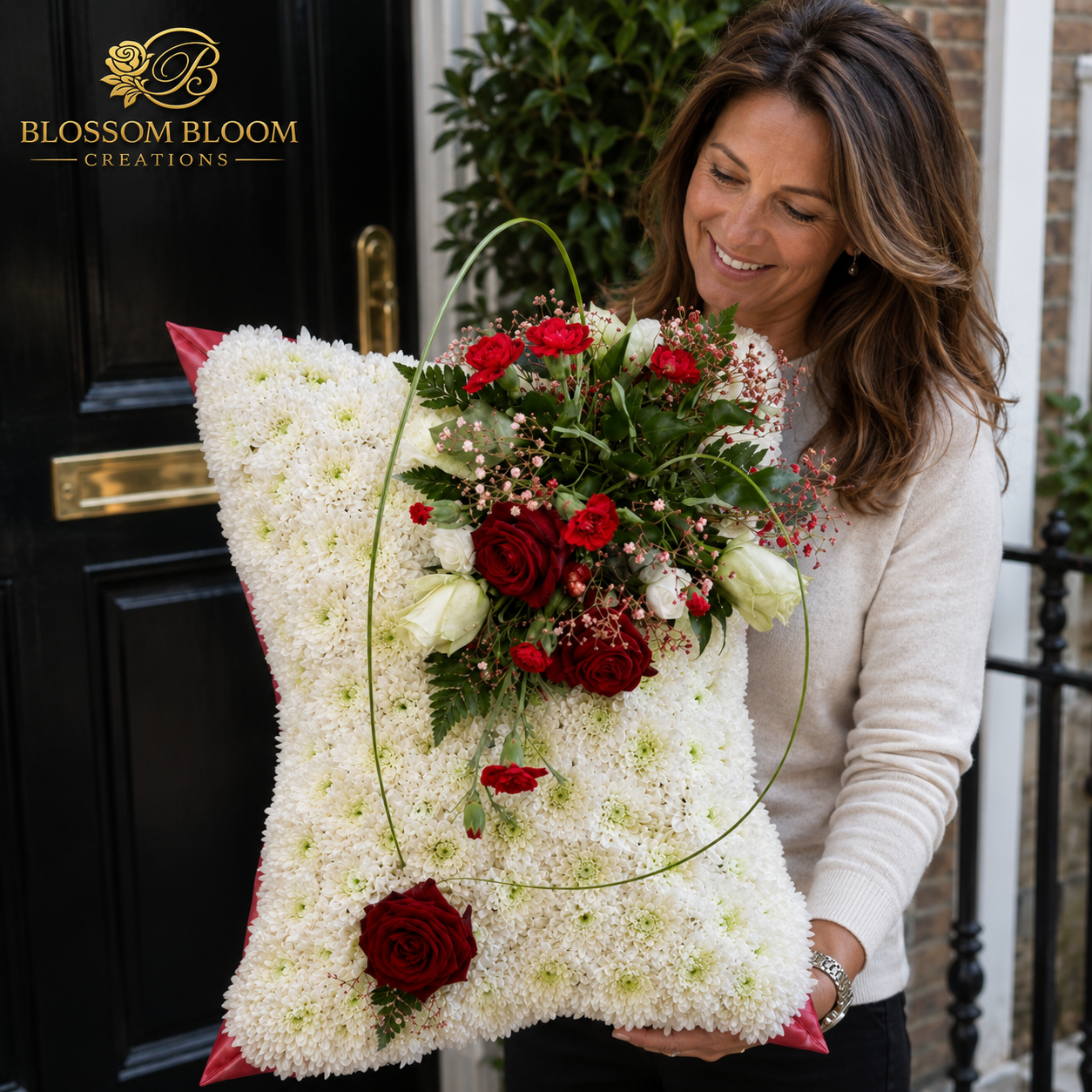 Eternal Love Luxury Funeral Pillow Tribute