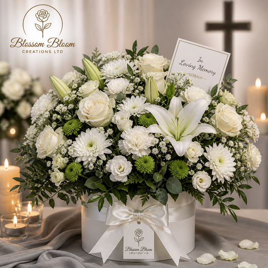 Eternal Peace Luxury Sympathy Hatbox