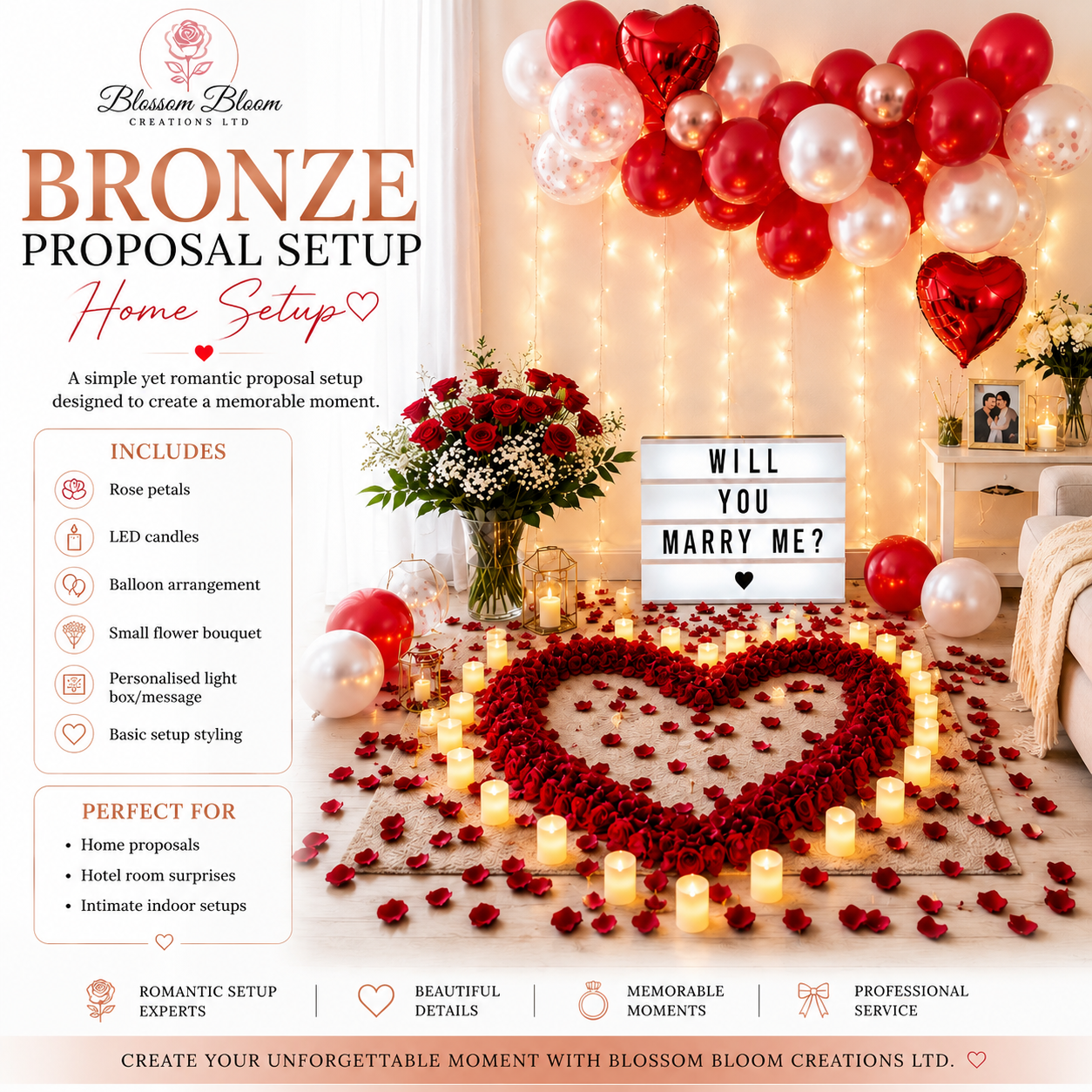 Bronze Proposal Setup Package