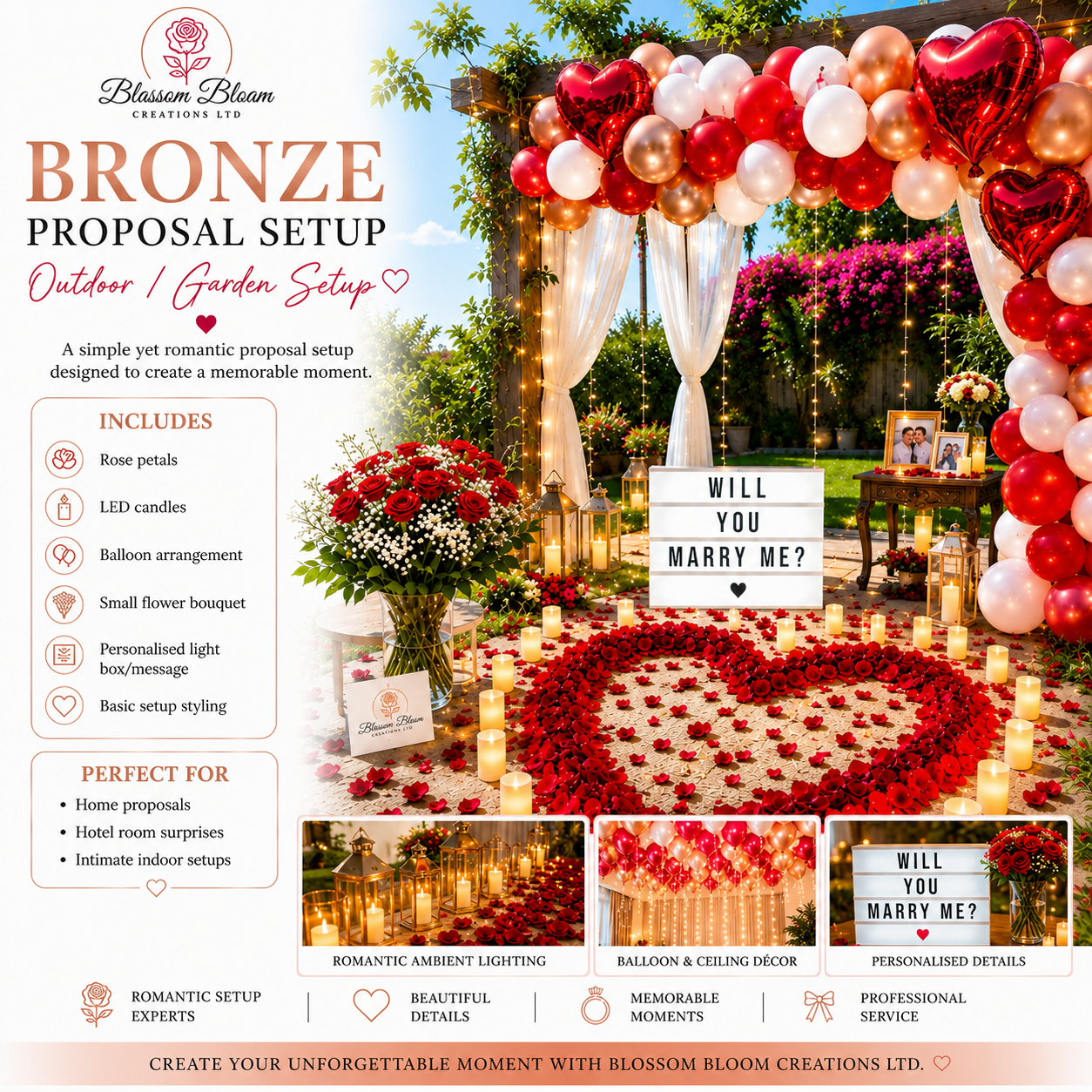 Bronze Proposal Setup Package