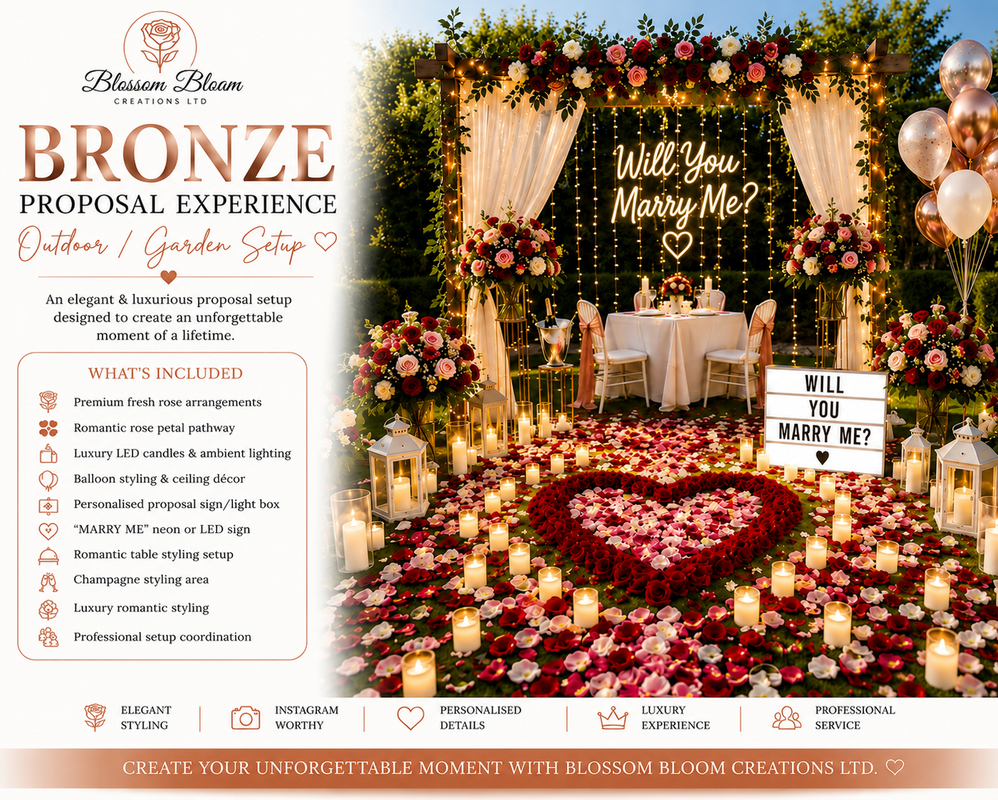 Bronze Proposal Setup Package