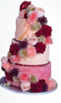 Exquisite Three-Tier Wedding Sponge Cake (1)